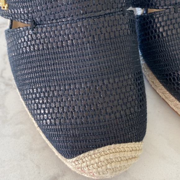 Ralph Lauren Penelopie Navy Espadrille Wedge size 10 - Picture 8 of 9